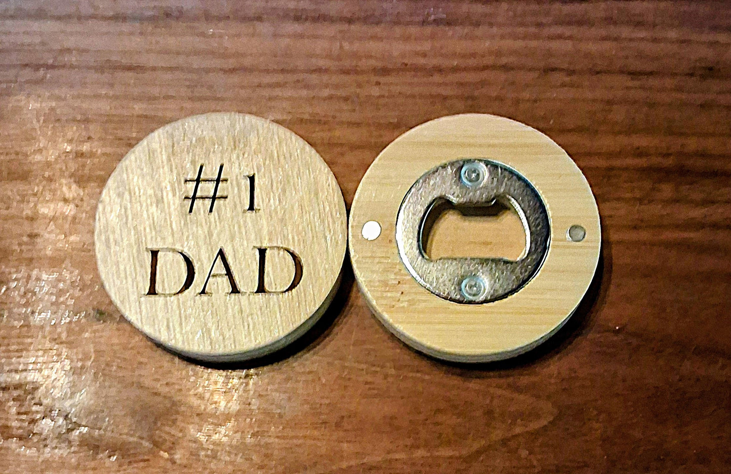 Father's Day Coaster & Bottle Opener Set