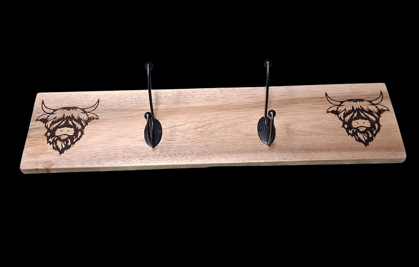 Scottish Highland 2 Hook Coat Rack