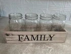 Reclaimed Wood Center Piece Box, Weddings, Candles, Wine, Flowers, Custom